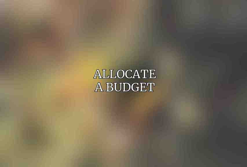 Allocate a Budget