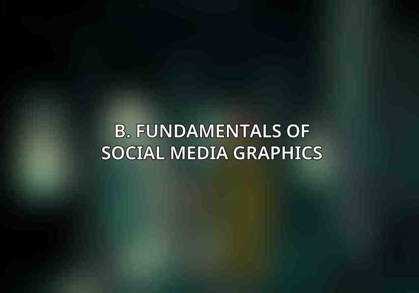 B. Fundamentals of Social Media Graphics