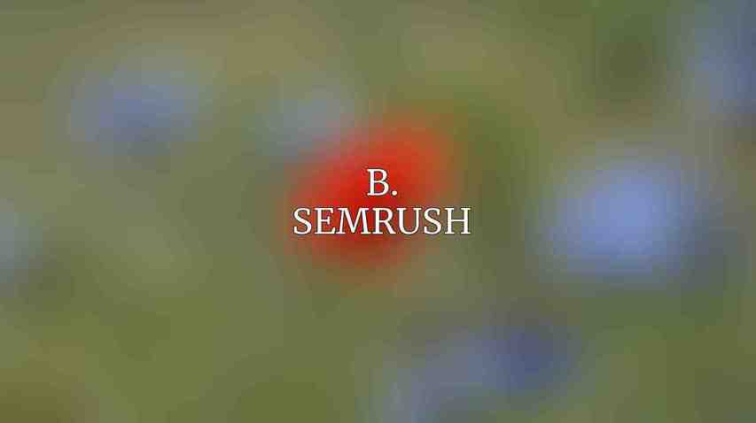 B. SEMrush
