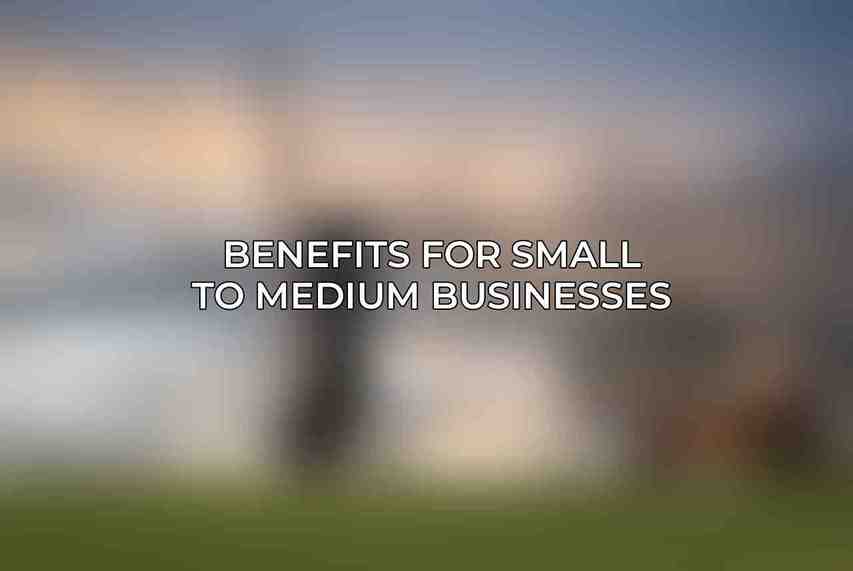 Benefits for small to medium businesses