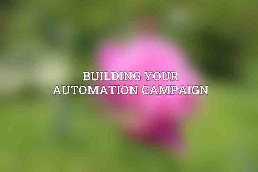 Building Your Automation Campaign