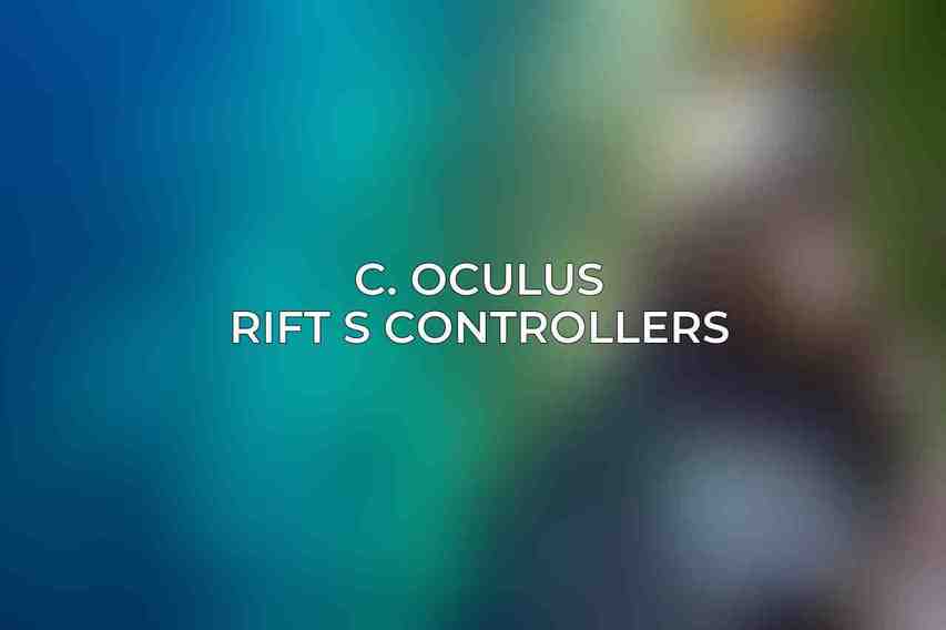 C. Oculus Rift S Controllers