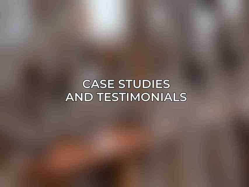 Case Studies and Testimonials