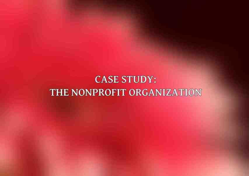 Case Study: The Nonprofit Organization