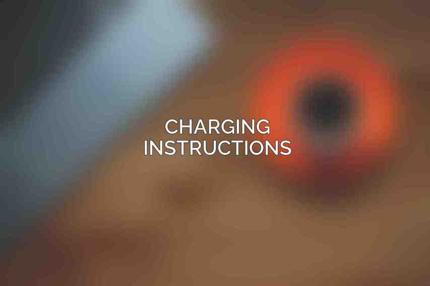 Charging Instructions