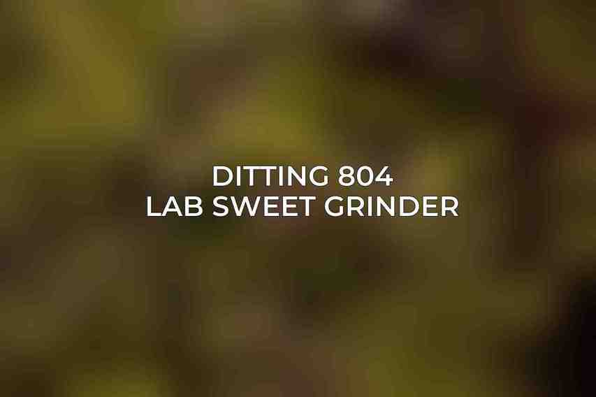 Ditting 804 Lab Sweet Grinder