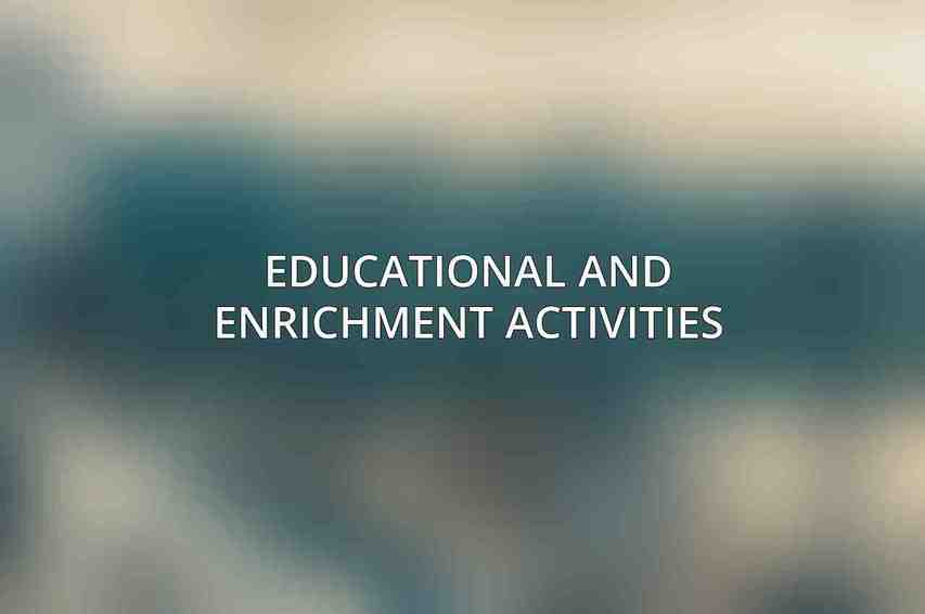 Educational and Enrichment Activities