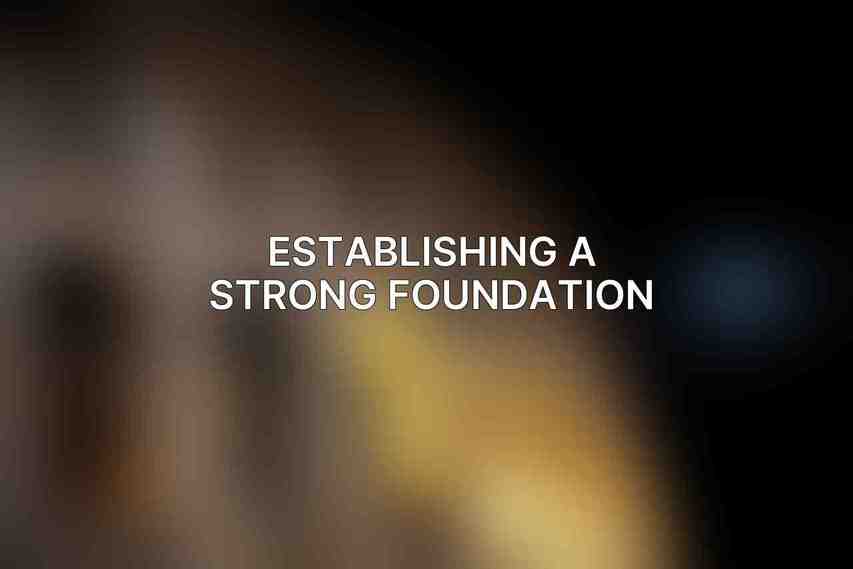Establishing a Strong Foundation