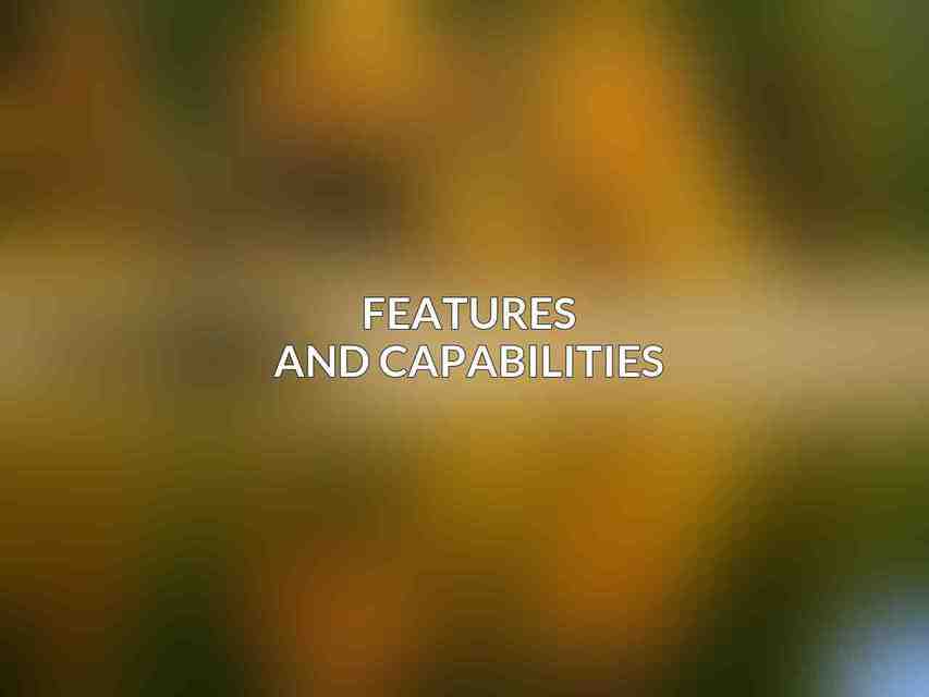 Features and Capabilities