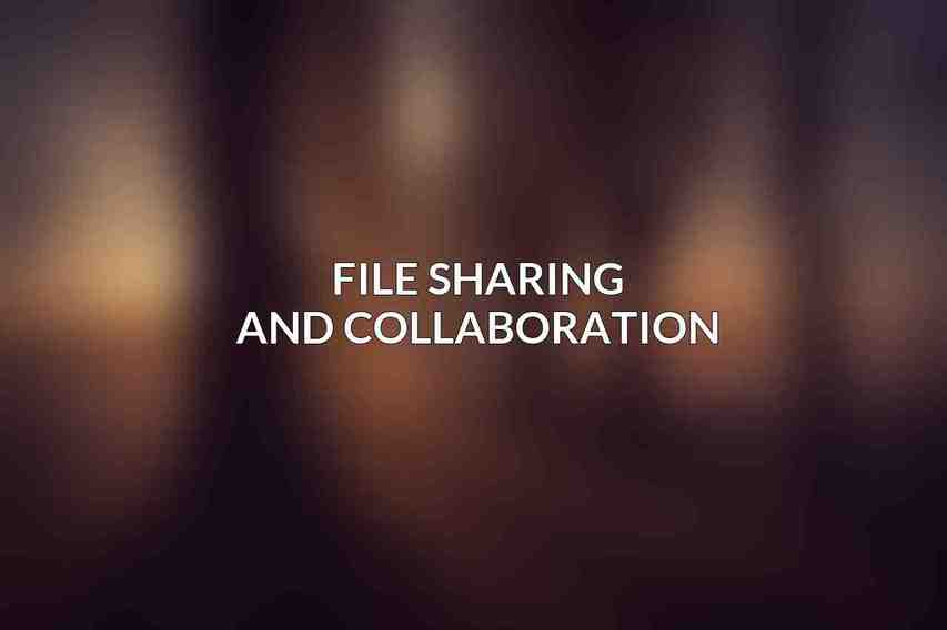 File Sharing and Collaboration