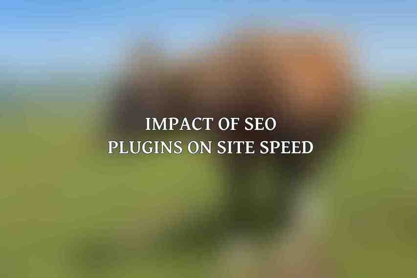 Impact of SEO Plugins on Site Speed
