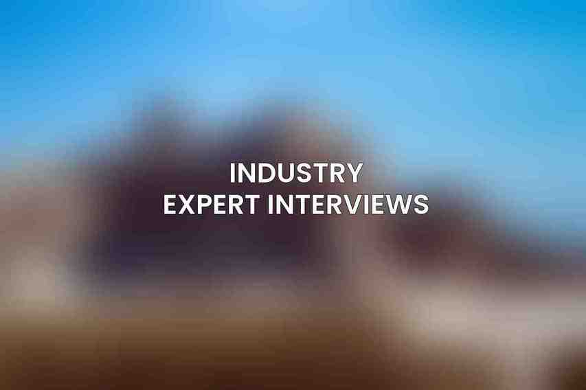 Industry Expert Interviews