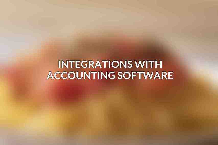Integrations with Accounting Software