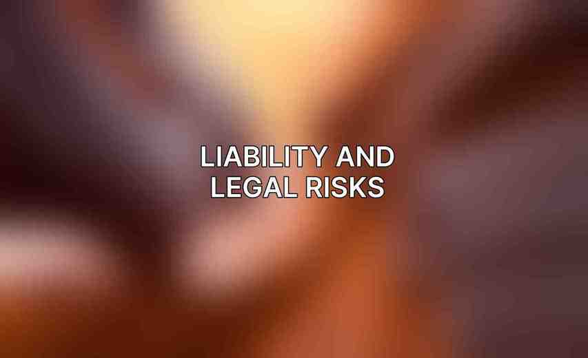 Liability and Legal Risks