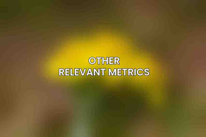 Other Relevant Metrics