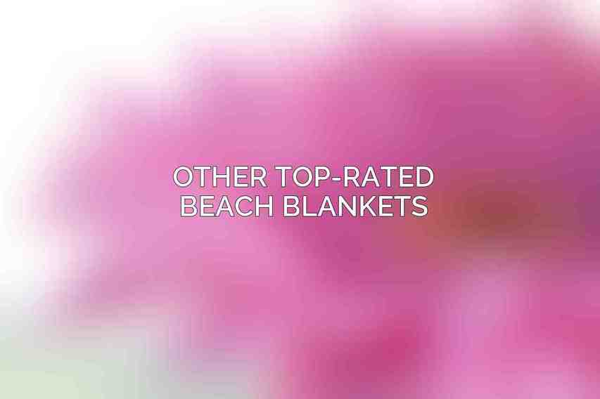 Other Top-Rated Beach Blankets