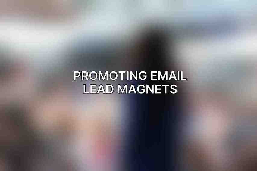 Promoting Email Lead Magnets