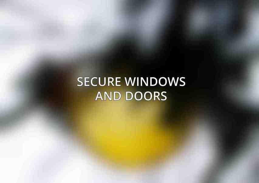 Secure Windows and Doors