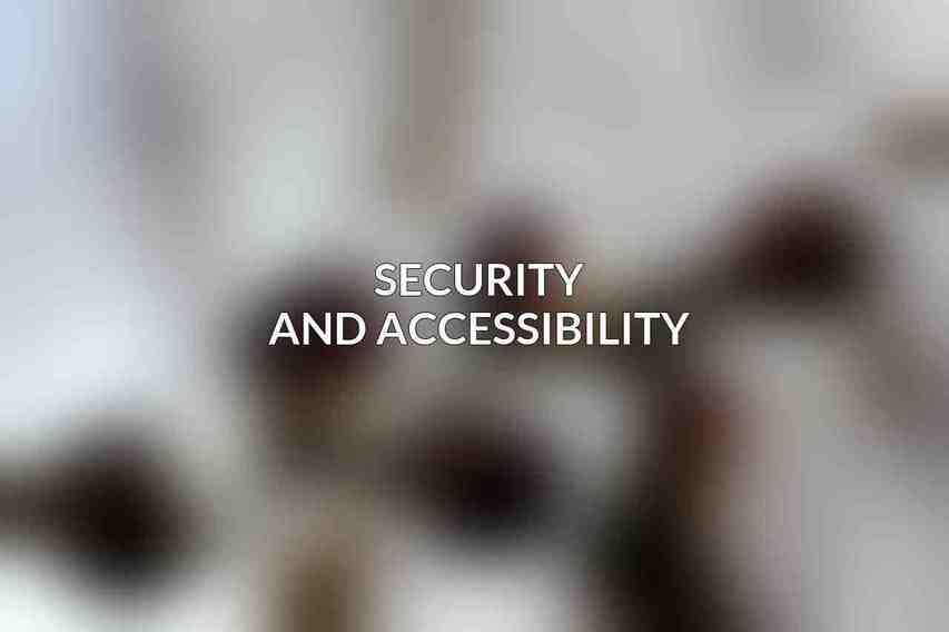 Security and Accessibility
