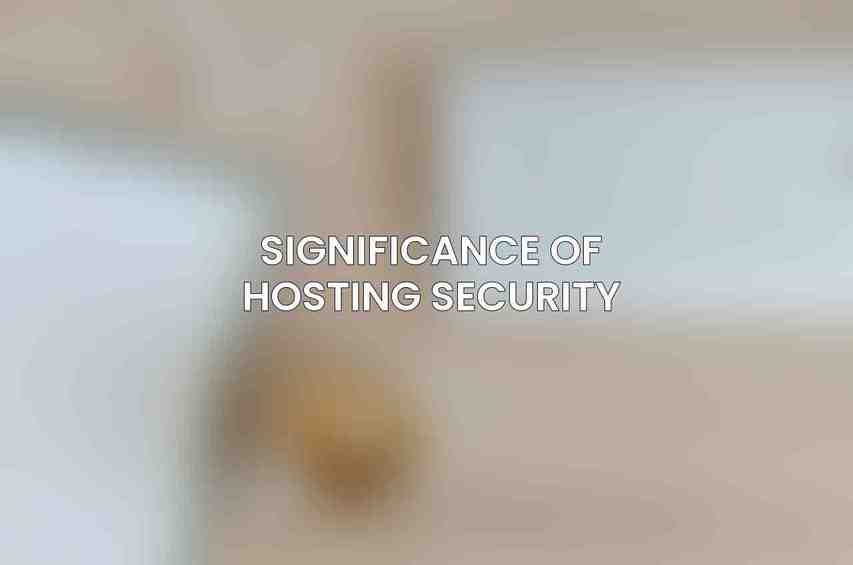 Significance of Hosting Security