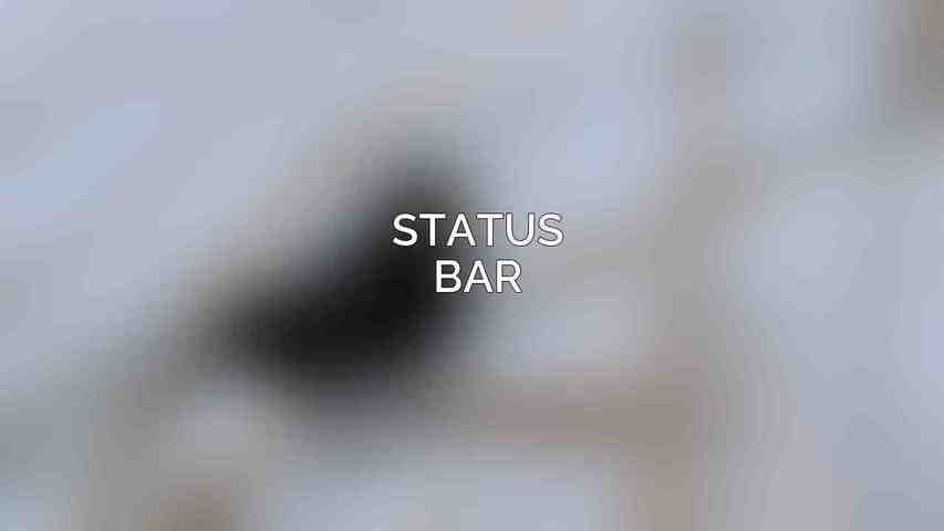 Status Bar