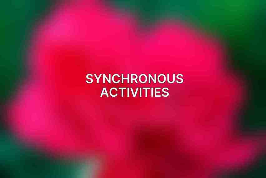 Synchronous Activities