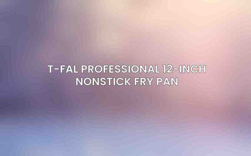 T-fal Professional 12-Inch Nonstick Fry Pan
