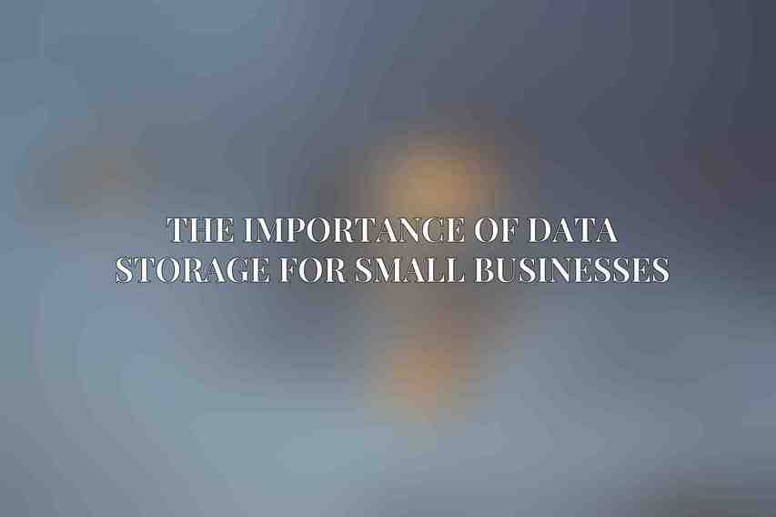 The Importance of Data Storage for Small Businesses