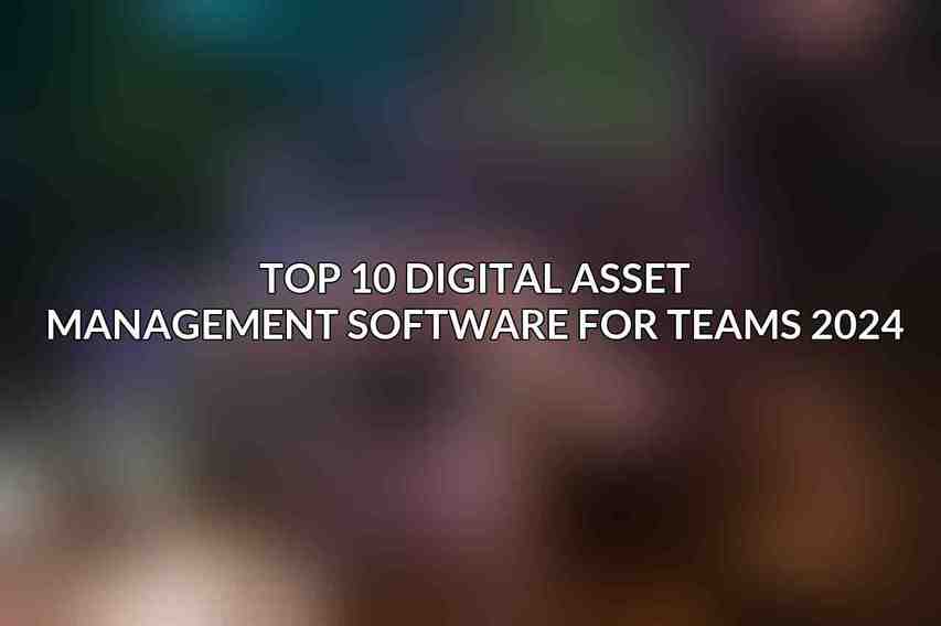 Top 10 Digital Asset Management Software for Teams 2024