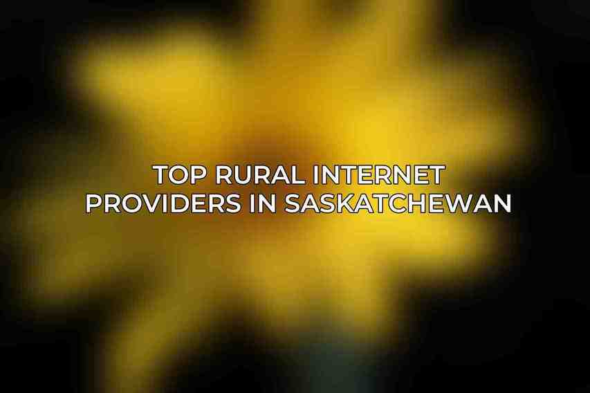 Top Rural Internet Providers in Saskatchewan