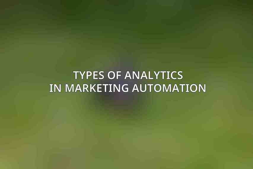 Types of Analytics in Marketing Automation