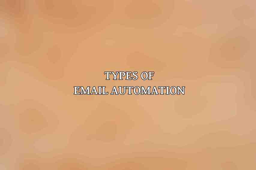 Types of Email Automation
