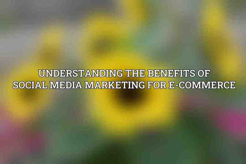 Understanding the Benefits of Social Media Marketing for E-commerce