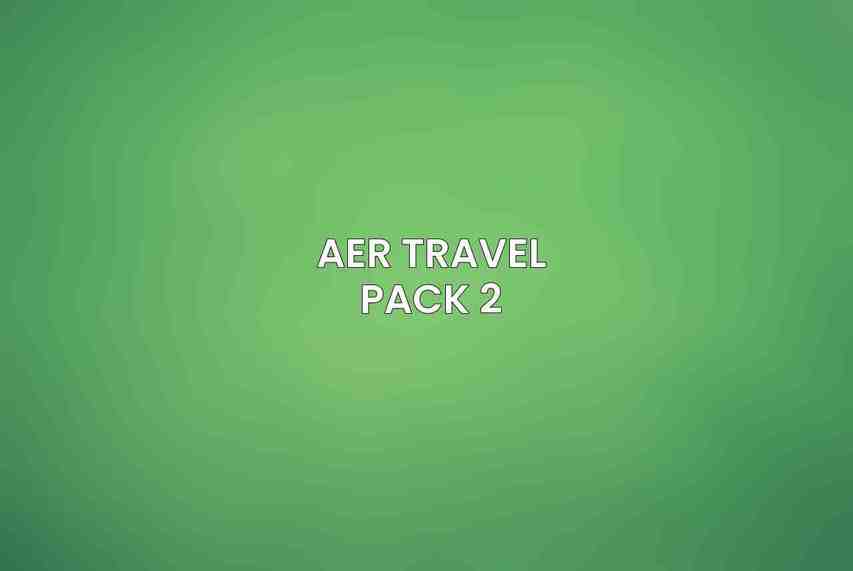 Aer Travel Pack 2