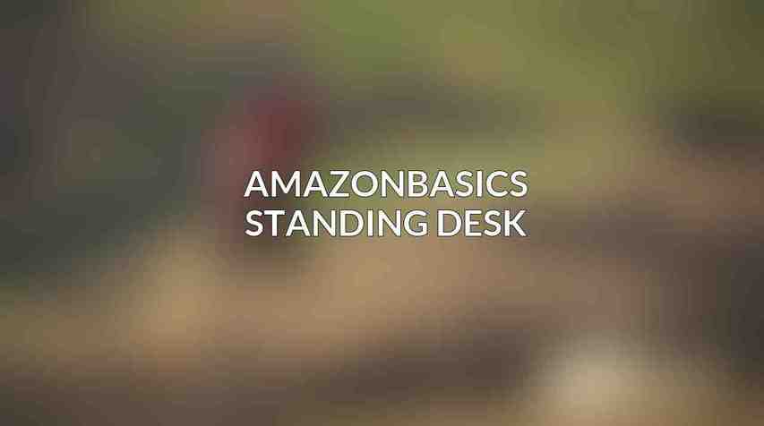 AmazonBasics Standing Desk