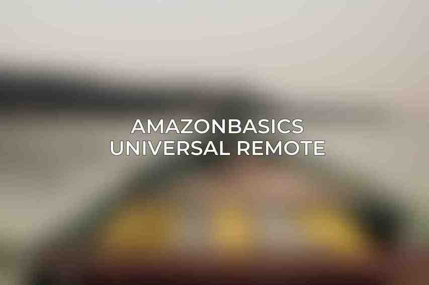 AmazonBasics Universal Remote