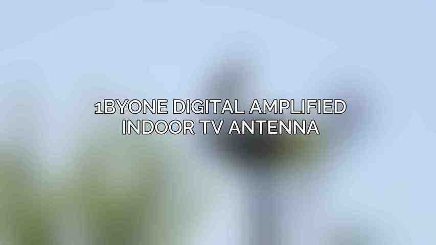 1byone Digital Amplified Indoor TV Antenna
