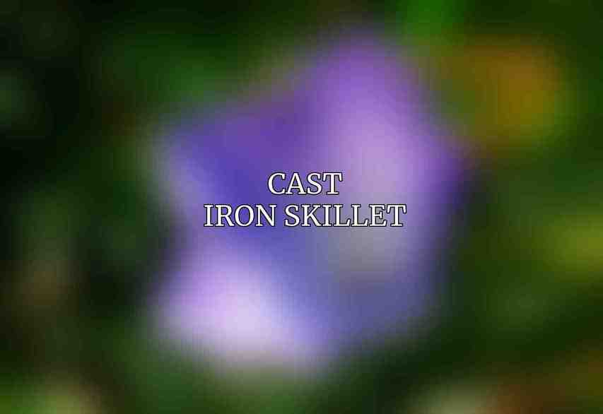 Cast Iron Skillet