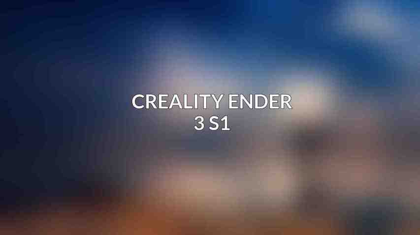 Creality Ender 3 S1