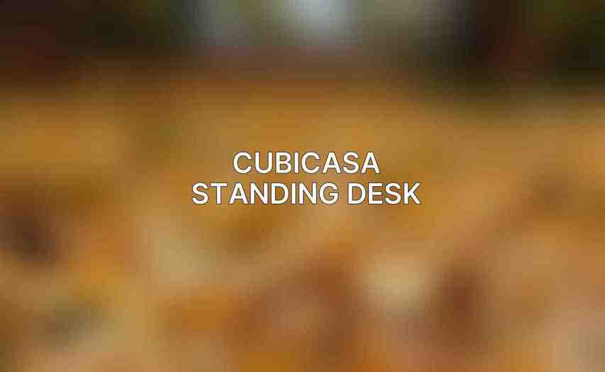 CubiCasa Standing Desk