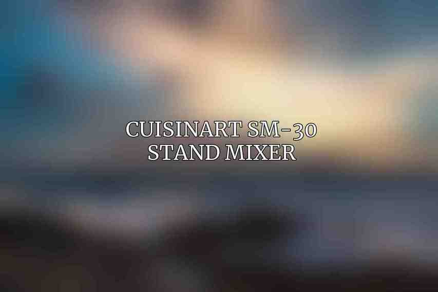 Cuisinart SM-30 Stand Mixer