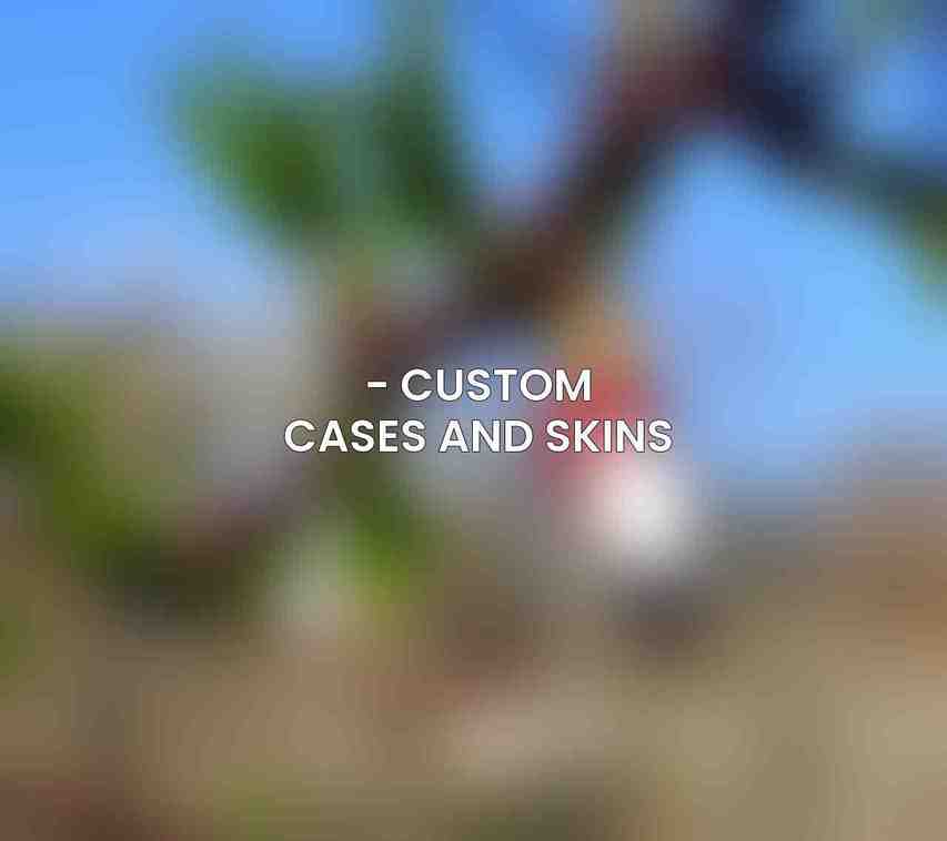 - Custom Cases and Skins