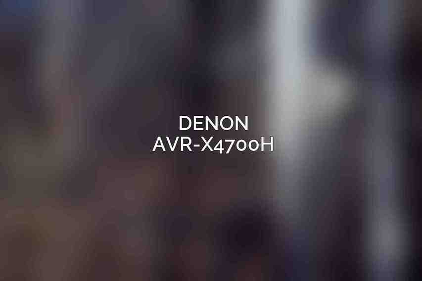 Denon AVR-X4700H