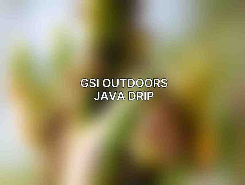 GSI Outdoors Java Drip