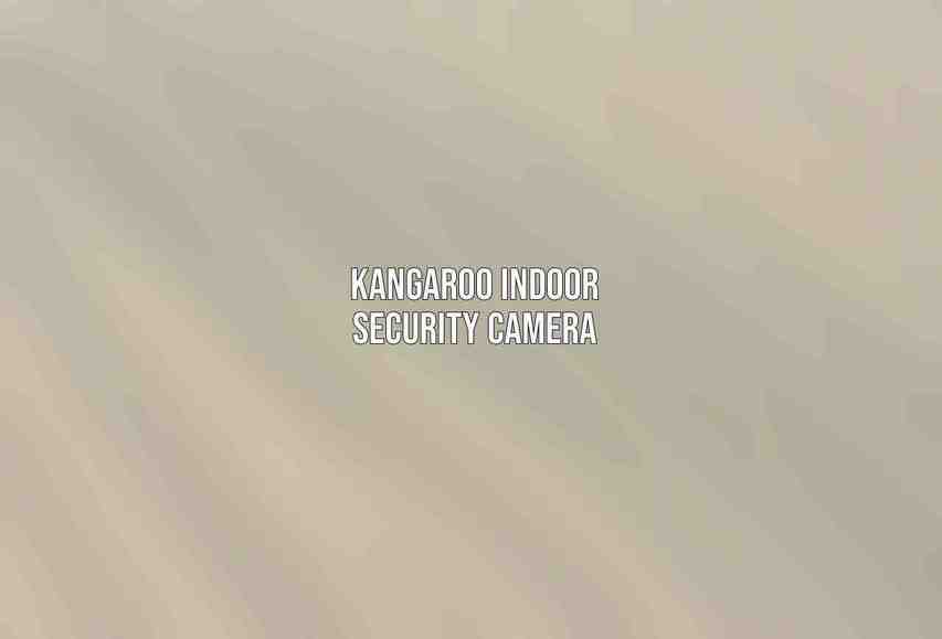 Kangaroo Indoor Security Camera
