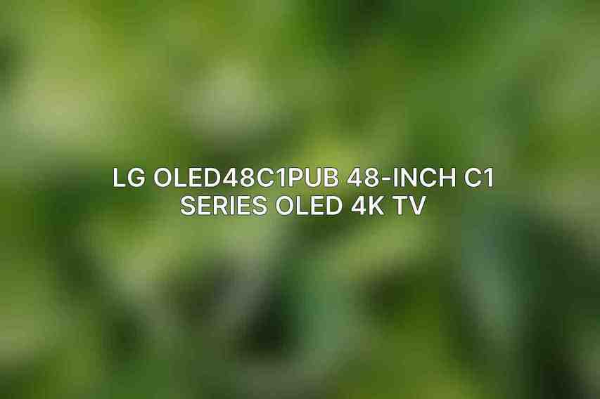 LG OLED48C1PUB 48-Inch C1 Series OLED 4K TV