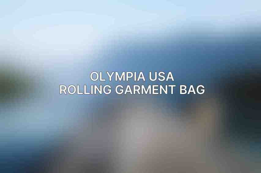 Olympia USA Rolling Garment Bag