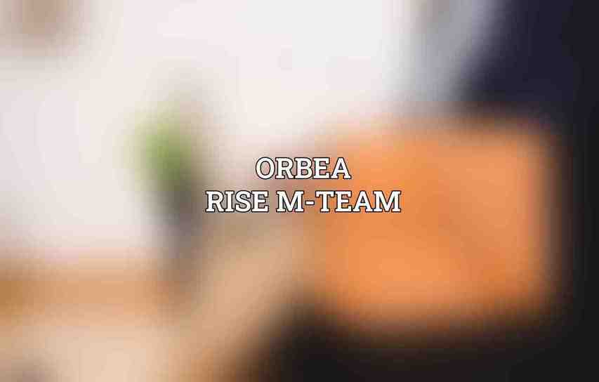Orbea Rise M-Team