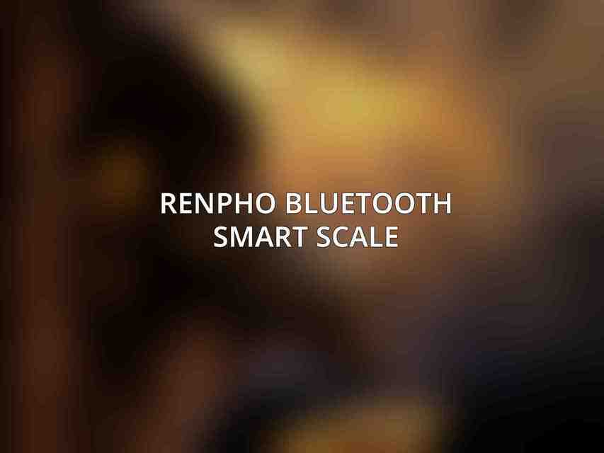 Renpho Bluetooth Smart Scale