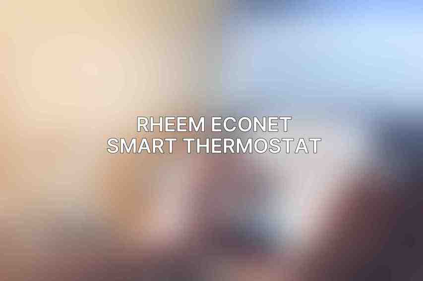 Rheem EcoNet Smart Thermostat